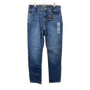 Eddie Bauer Mens H2O Low Flex Fleece Lined Jeans Size 34x34 Blue Insulated NWT